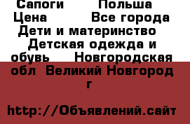 Сапоги Demar Польша  › Цена ­ 550 - Все города Дети и материнство » Детская одежда и обувь   . Новгородская обл.,Великий Новгород г.